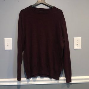 1901 Large Maroon Crew Neck Sweater